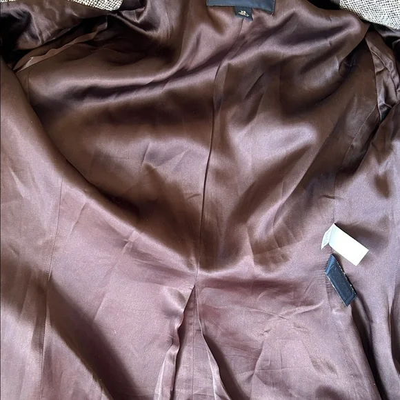Banana Republic Brown Tweed Tailored Frock Coat size XS - Picture 16 of 16
